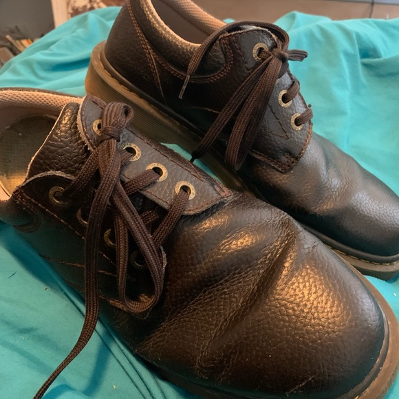 Vintage dark brown Docs pretty good condition for vintage see pics-